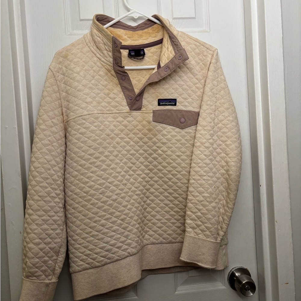 Patagonia Pink Quilted Pullover